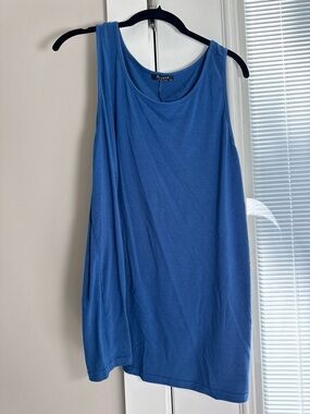 Bayore Blue Scoop Neck Tank Top - Women's Classic Fit
